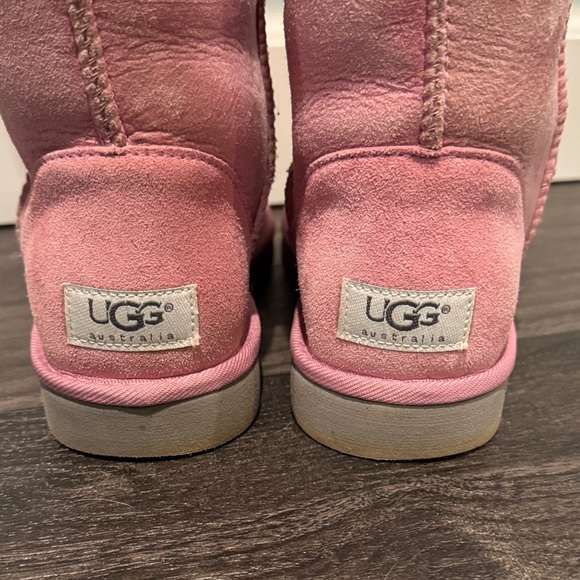 UGG Pink Suede Boots - Picture 5 of 8